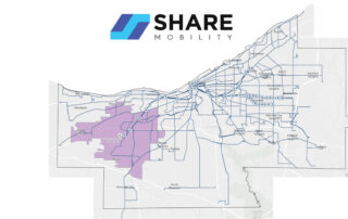 Share Mobility map