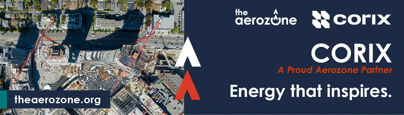 Corix Aerozone billboard advertisement May 2025