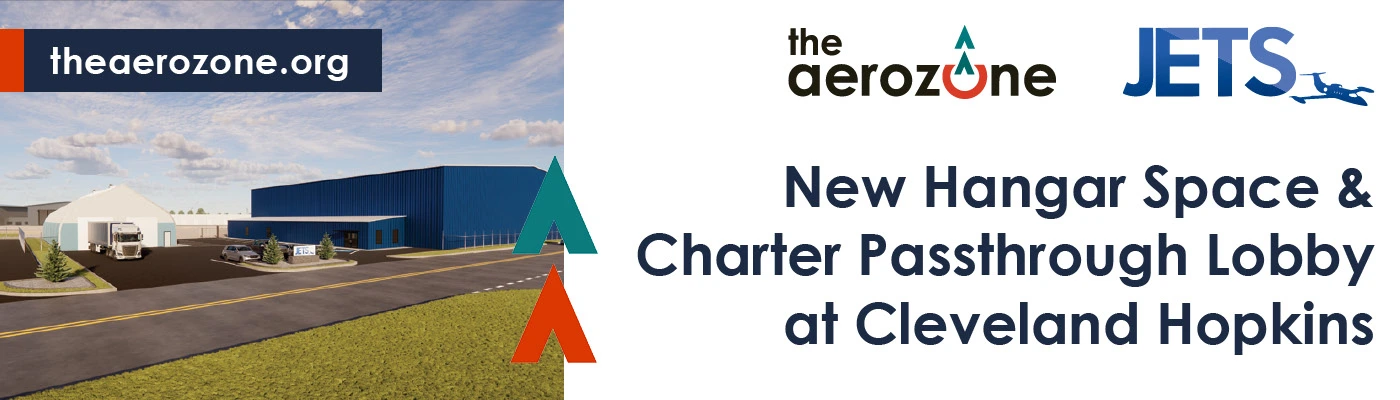 JetsFBO Aerozone billboard advertisement May 2025