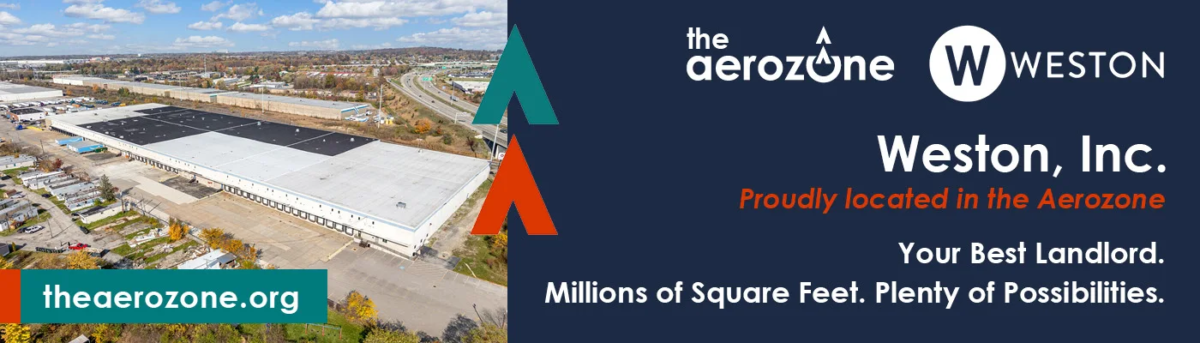 Weston Inc. Aerozone billboard design May 2025