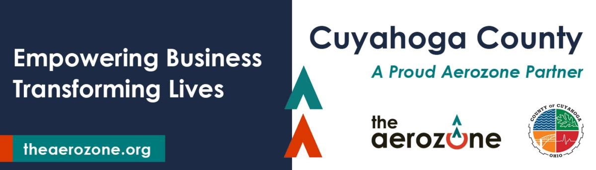 Cuyahoga County Aerozone billboard design May 2025