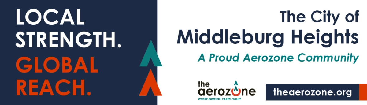 Middleburg Heights Aerozone billboard design May 2025