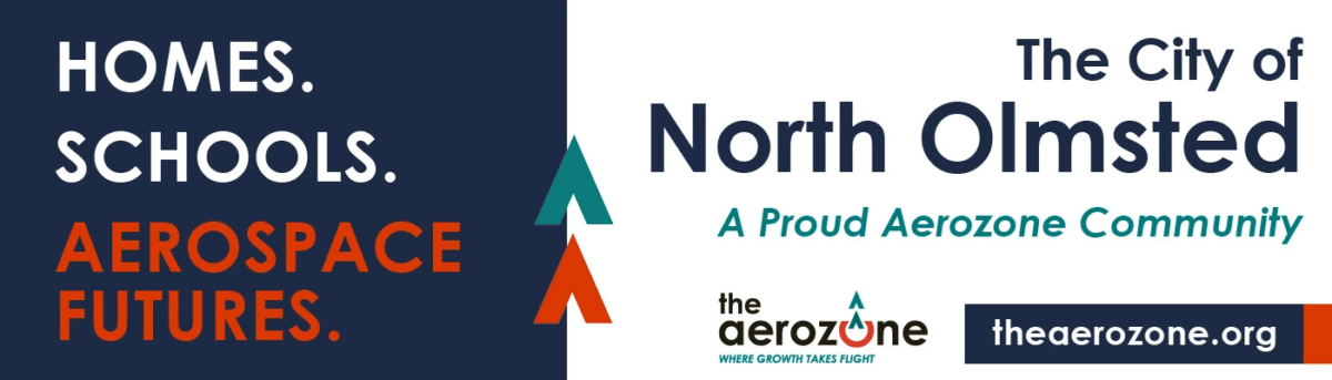 North Olmsted Aerozone billboard design May 2025