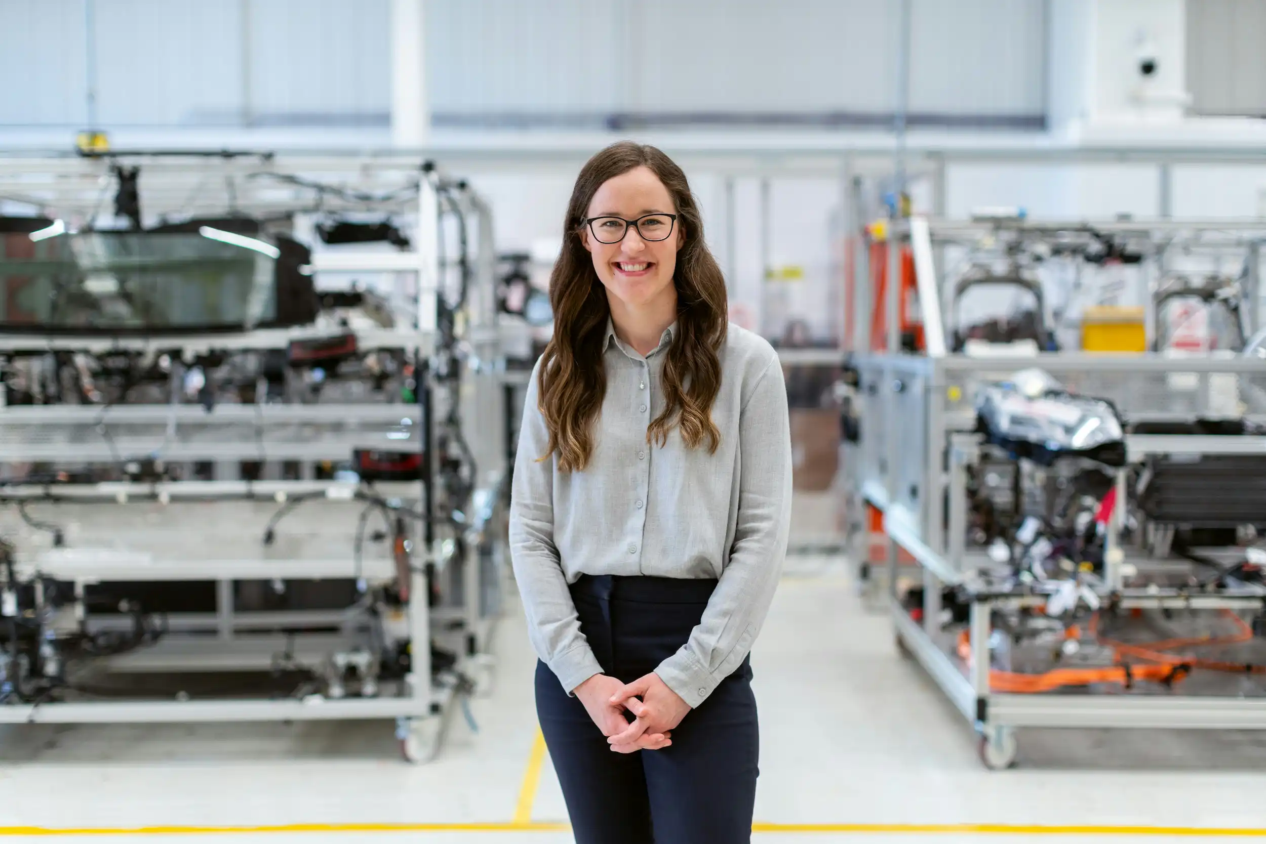 young female engineer launching her new career in the Aerozone