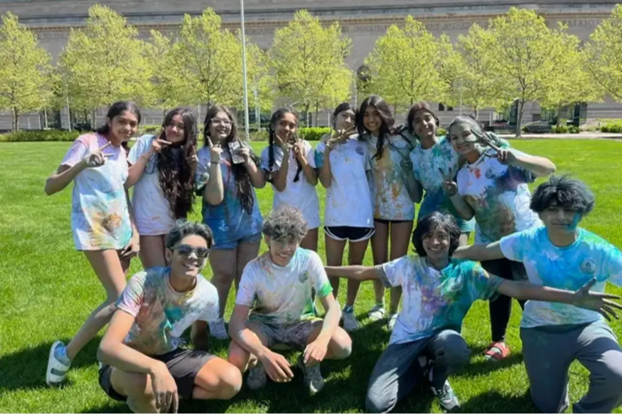 group of youth volunteers