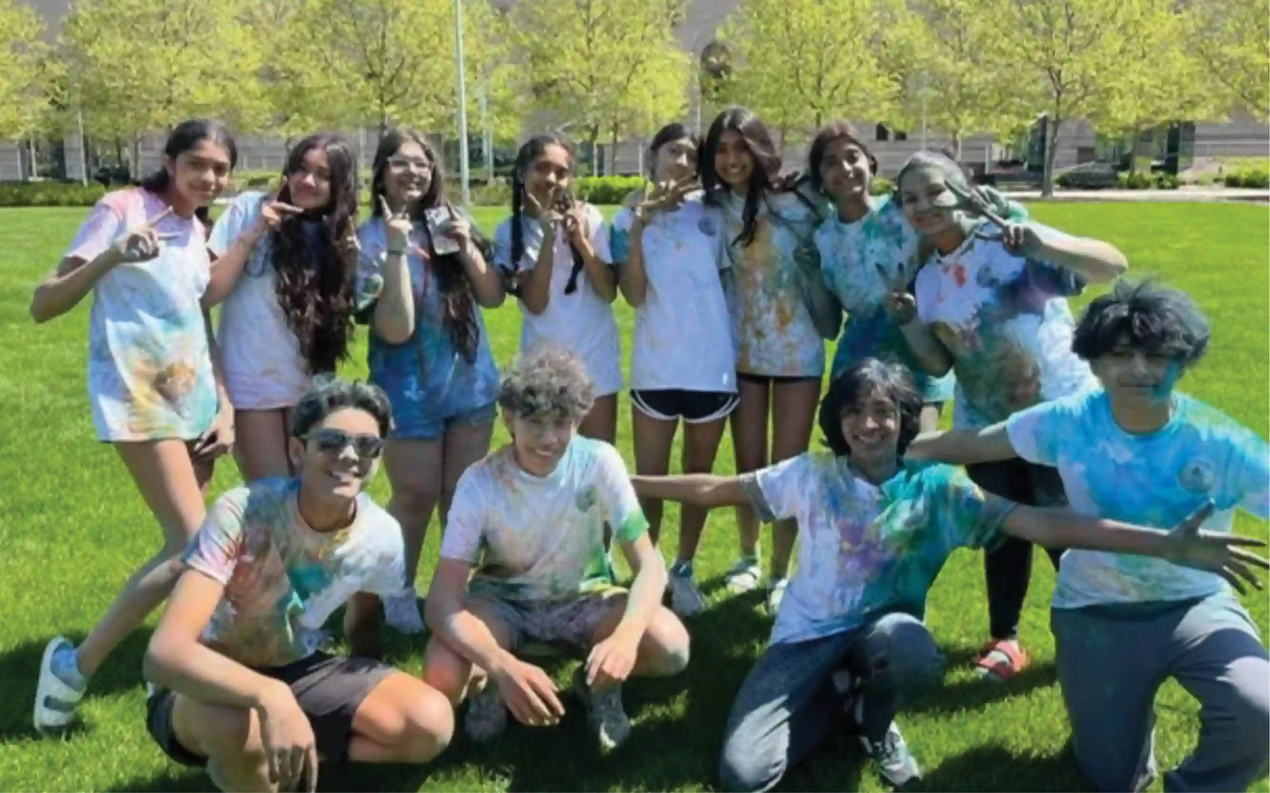 group of youth volunteers