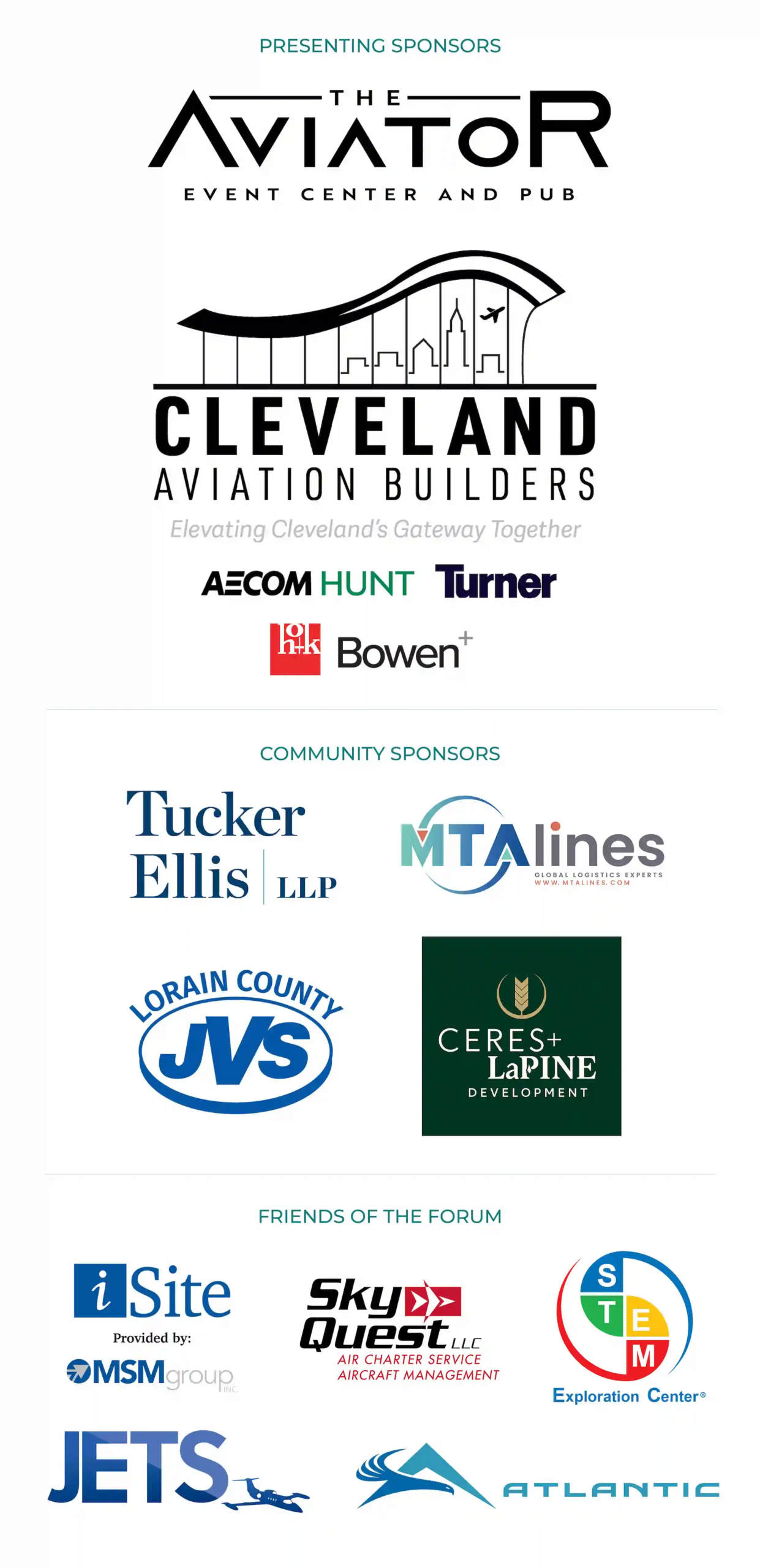 Sponsors-090225 2025 Aerozone Annual Summit Sponsors