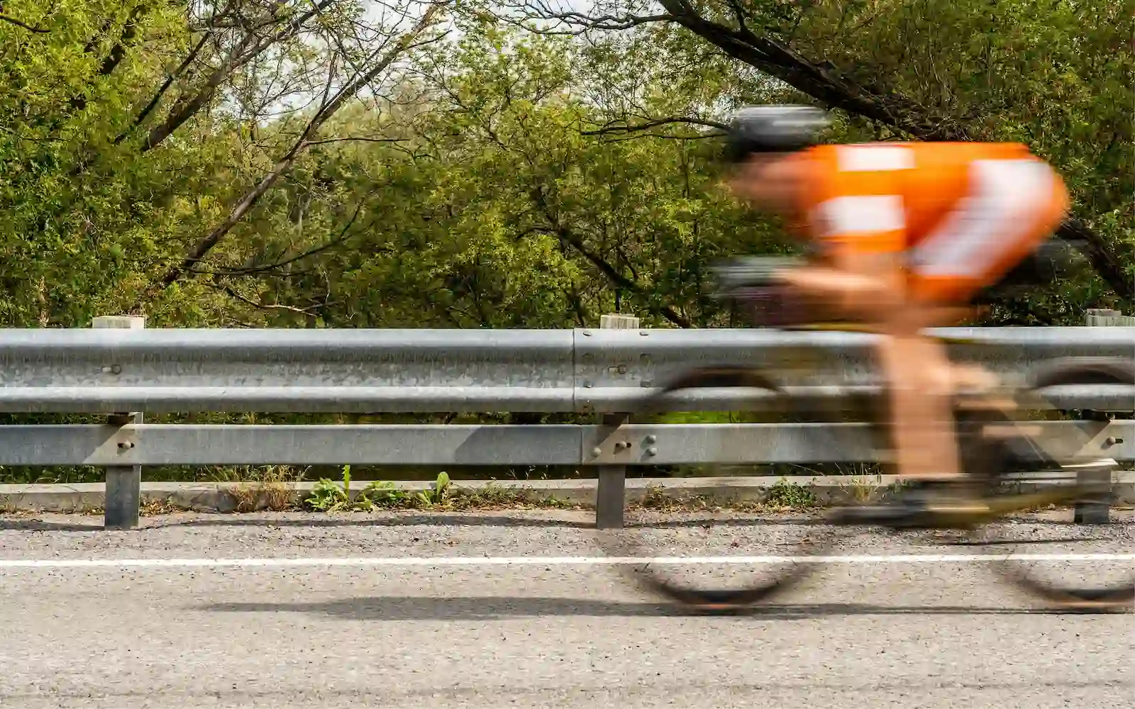 bicycle rider in momentum